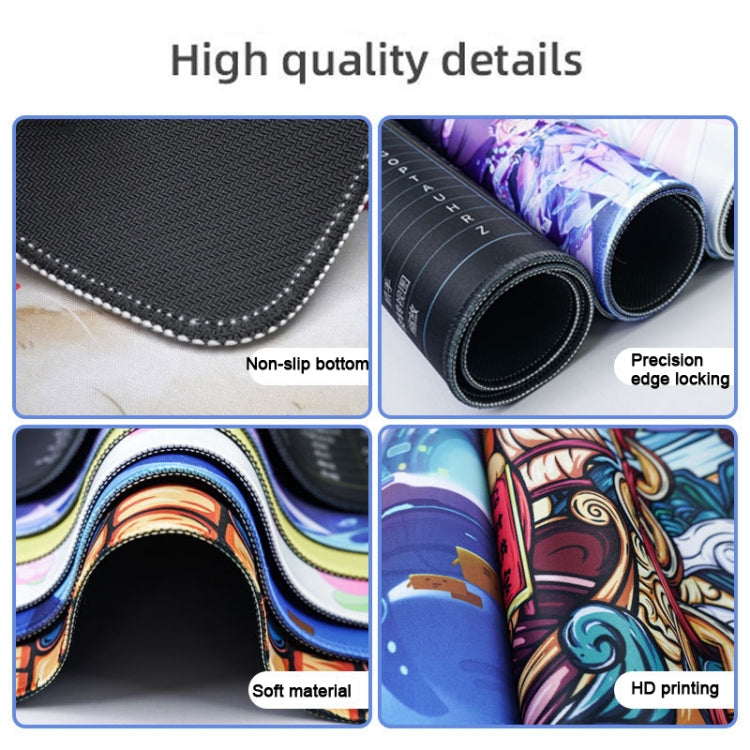 Large Abstract Mouse Pad Gamer Office Computer Desk Mat, Size: 300 x 600 x 2mm(Abstract Fluid 1) - Mouse Pads by PMC TechLife | Online Shopping South Africa | PMC TechLife