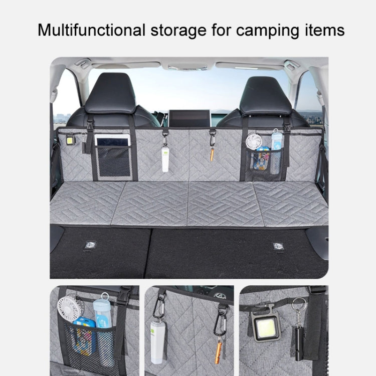 Car Camping Bed Folding Board SUV Rear Row Extension Board For Tesla, Color: Black Embossed - Seat Accessories by PMC TechLife | Online Shopping South Africa | PMC TechLife | Buy Now Pay Later Mobicred