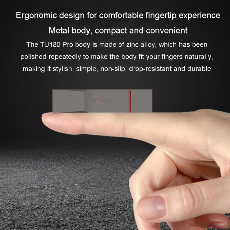 Lenovo Thinkplus TU180 Pro USB3.2 Metal Mobile Flash Drive, Capacity: 1000G - free shipping - PMC Jewellery - Order now!