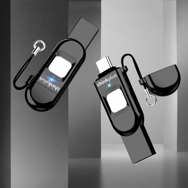 Lenovo Thinkplus TFU301 Dual Interface Type-C+USB Fingerprint Encrypted USB Flash Drive, Capacity: 32G - free shipping - PMC Jewellery - Order now!
