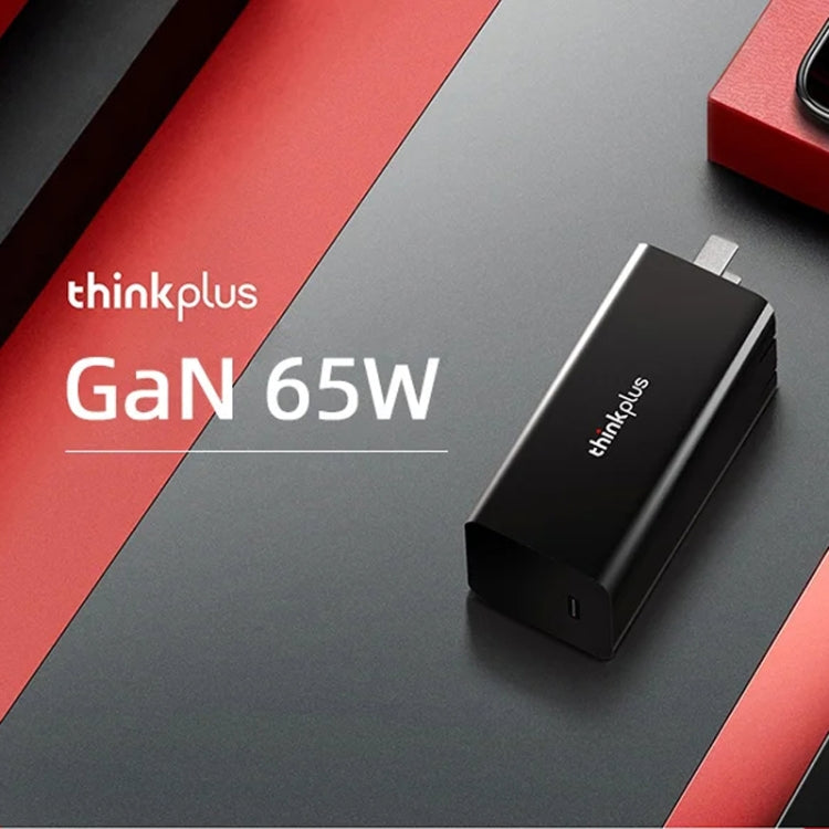 Lenovo Thinkplus GaN 65W PD3.0 QC3.0 Fast Charger Power Adapter For Notebook Mobile Phone���CN Plug(White) - free shipping - PMC TechLife - Order now!