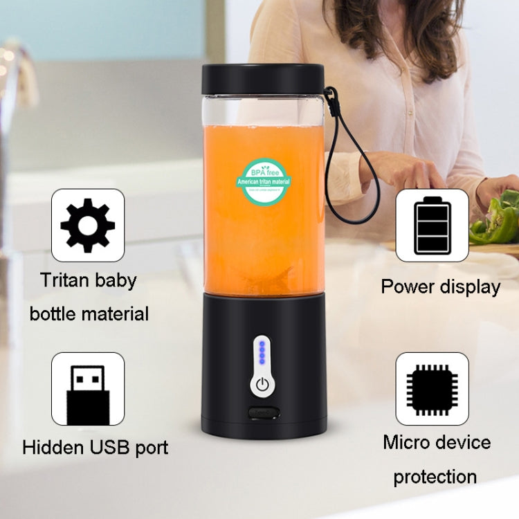 Portable Multifunctional USB Rechargeable Juice Extractor Cup Mini Electrical Juicer(White) - free shipping - PMC TechLife - Order now!