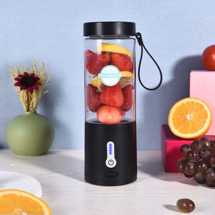 Portable Multifunctional USB Rechargeable Juice Extractor Cup Mini Electrical Juicer(Black) - free shipping - PMC TechLife - Order now!