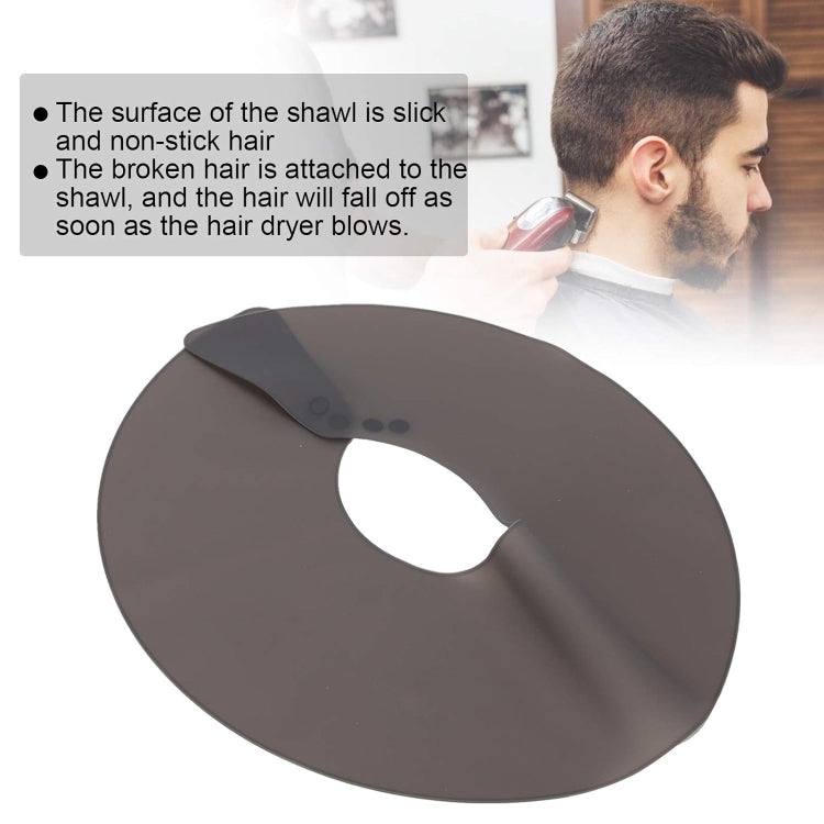 Hair Cutting Adjustable Shawl Capes Silicone Hairdressing Pad Neck Wrap Guard for Salon, Spec: Small Red - free shipping - PMC TechLife - Order now!