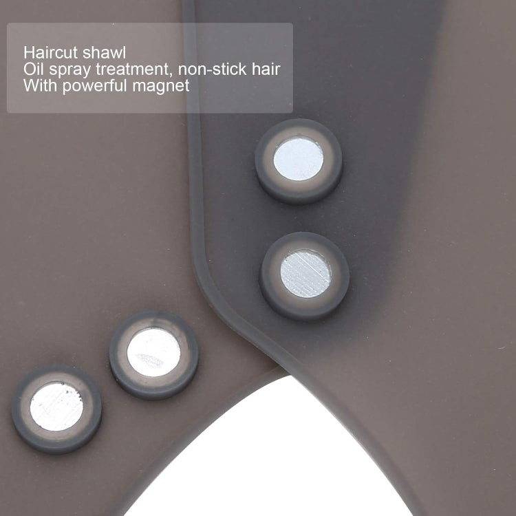 Hair Cutting Adjustable Shawl Capes Silicone Hairdressing Pad Neck Wrap Guard for Salon, Spec: Small Gray - free shipping - PMC TechLife - Order now!