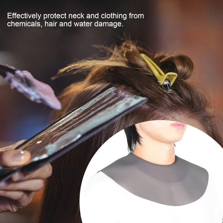 Hair Cutting Adjustable Shawl Capes Silicone Hairdressing Pad Neck Wrap Guard for Salon, Spec: Small Red - free shipping - PMC TechLife - Order now!