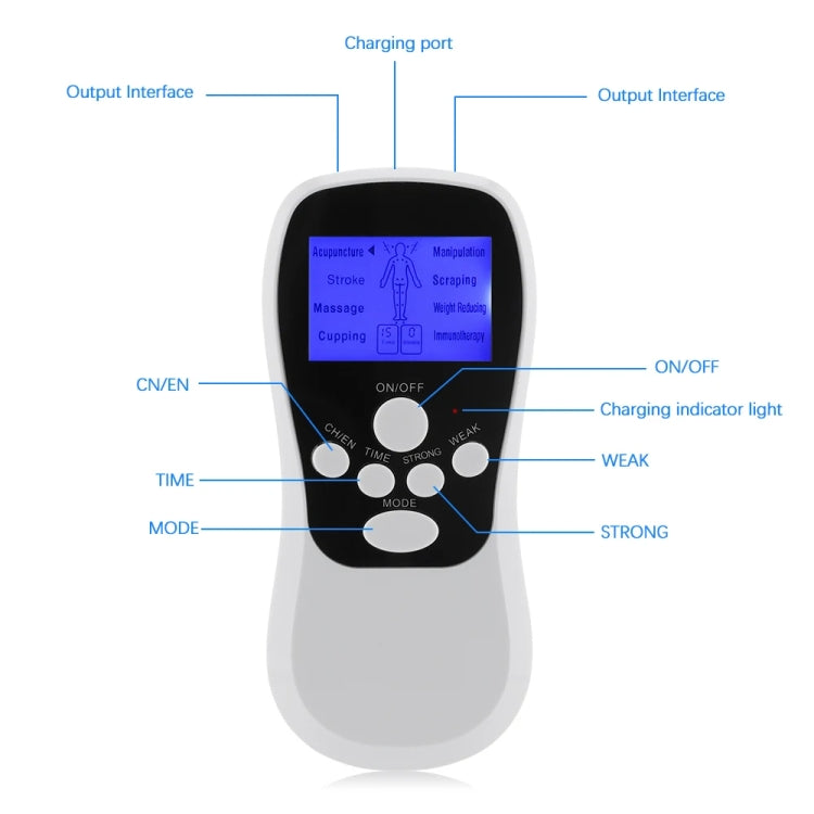 Multifunctional Low Frequency Pulse Meridian Physiotherapy Massage Instrument, Color: White Upgrade - free shipping - PMC TechLife - Order now!