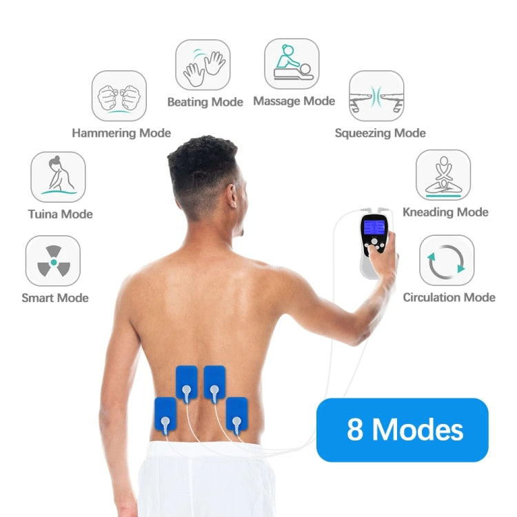 Multifunctional Low Frequency Pulse Meridian Physiotherapy Massage Instrument, Color: White Upgrade - free shipping - PMC TechLife - Order now!