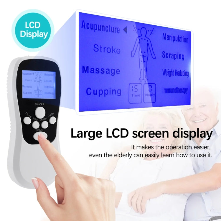 Multifunctional Low Frequency Pulse Meridian Physiotherapy Massage Instrument, Color: White Upgrade - free shipping - PMC TechLife - Order now!