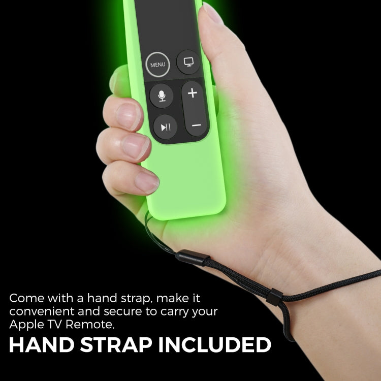 For Apple TV HD / 4K+AirTag AhaStyle PT175 Remote Control Tracker 2 In 1 Silicone Protective Cover(Luminous Green) - free shipping - PMC TechLife - Order now!