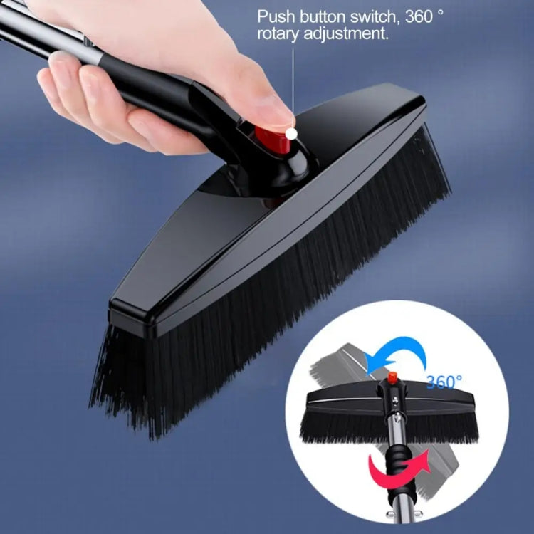 3-in-1 Car Snow Shovel Brush Kit Stainless Steel Retractable Ice Scraper(Black) - Ice Scraper by PMC TechLife | Online Shopping South Africa | PMC TechLife | Buy Now Pay Later Mobicred