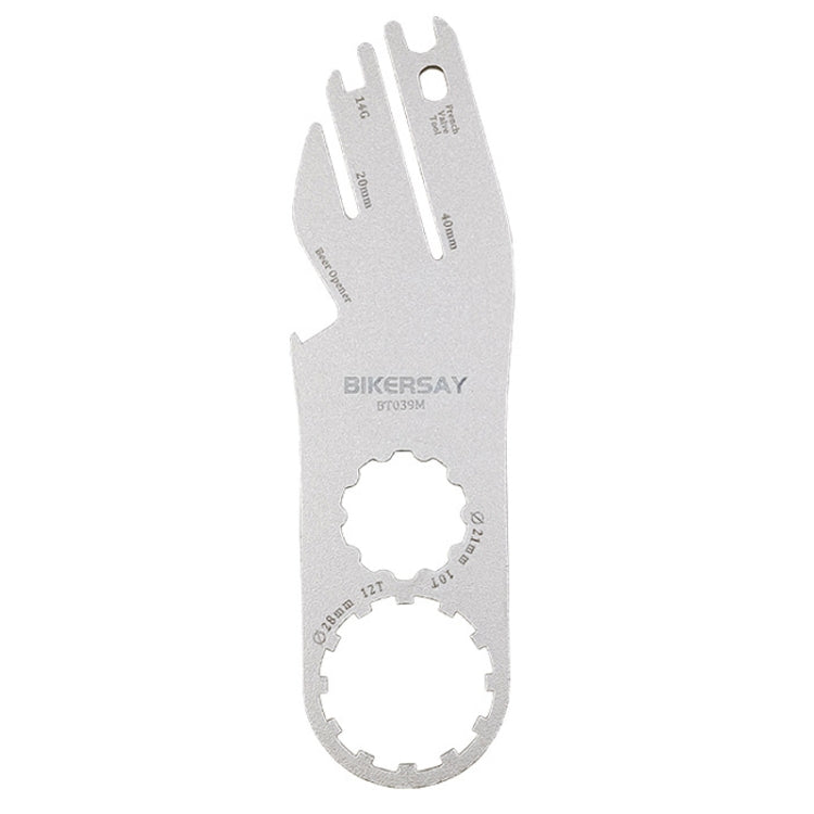 BIKERSAY BT039M 7 In 1 Bicycle Disc Brake Piece Correction Multifunction Wrench Repair Tools - Maintenance tools by BIKERSAY | Online Shopping South Africa | PMc TechLife | Buy Now Pay Later Mobicred