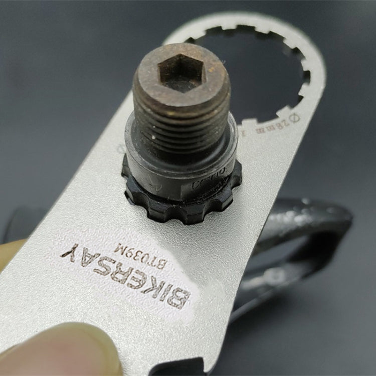 BIKERSAY BT039M 7 In 1 Bicycle Disc Brake Piece Correction Multifunction Wrench Repair Tools - Maintenance tools by BIKERSAY | Online Shopping South Africa | PMc TechLife | Buy Now Pay Later Mobicred