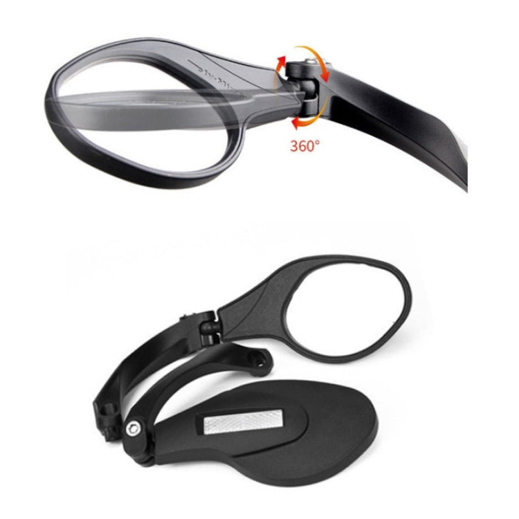 Motorcycle Wide View Rear View Mirror Bicycle Reflector, Color: Square Left - Side Mirrors by PMC TechLife | Online Shopping South Africa | PMC TechLife | Buy Now Pay Later Mobicred
