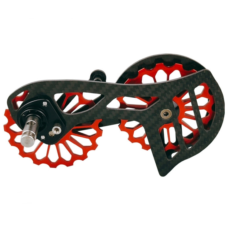 Carbon Fiber Guide Wheel For Road Bike Bicycle Bearing Rear Derailleur Guide Wheel Parts, Model Number: SD1 Red - free shipping - PMC TechLife - Order now!