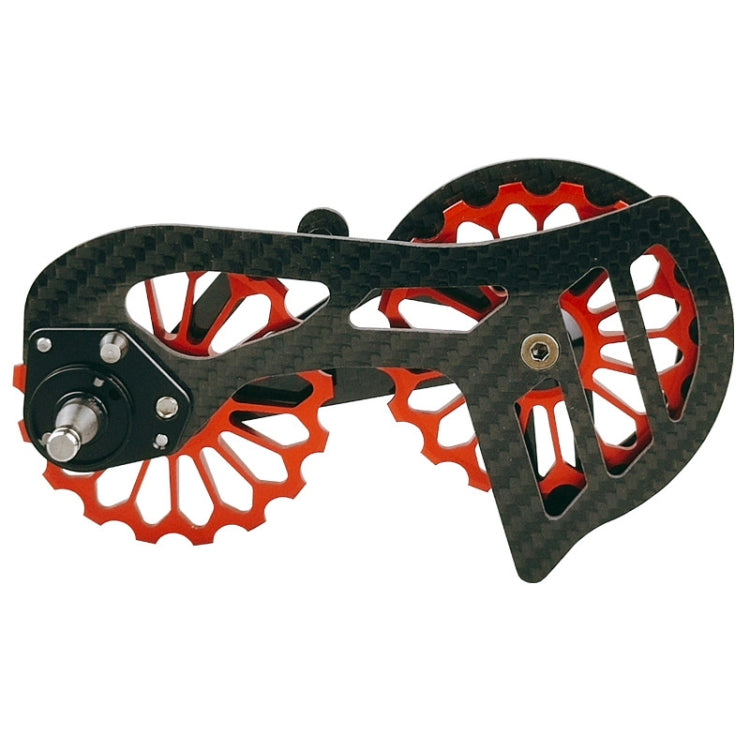 Carbon Fiber Guide Wheel For Road Bike Bicycle Bearing Rear Derailleur Guide Wheel Parts, Model Number: SD6 Red - free shipping - PMC TechLife - Order now!