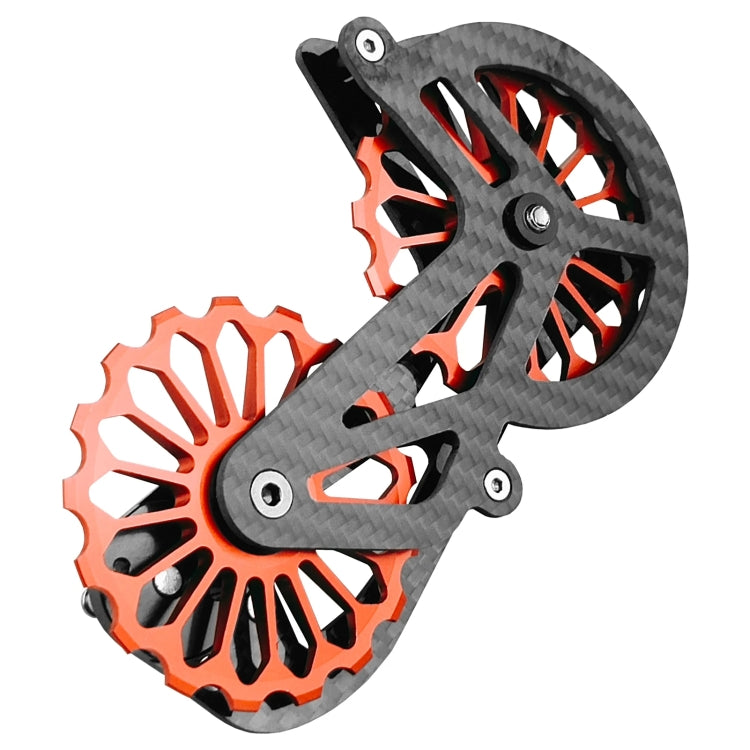 Carbon Fiber Guide Wheel For Road Bike Bicycle Bearing Rear Derailleur Guide Wheel Parts, Model Number: SD5 Red - free shipping - PMC TechLife - Order now!