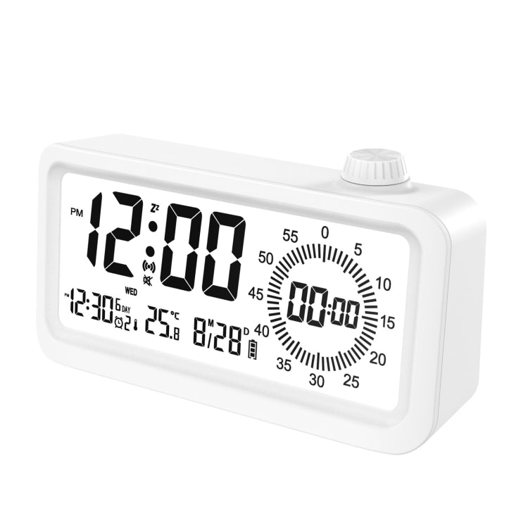 Visual Timer Alarm Clock Dual Display LCD Time Reminder(White) - Alarm Clocks by PMc TechLife | Online Shopping South Africa | PMc TechLife | Buy Now Pay Later Mobicred
