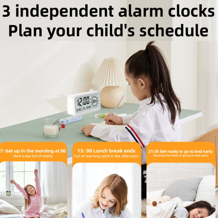 Visual Timer Alarm Clock Dual Display LCD Time Reminder(Pink) - Alarm Clocks by PMc TechLife | Online Shopping South Africa | PMc TechLife | Buy Now Pay Later Mobicred