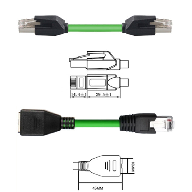 35m CAT6 Double Shielded Gigabit Industrial Cable Vibration-Resistant And Highly Flexible Drag Chain Cable - free shipping - PMC Jewellery - Order now!