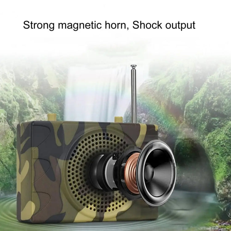 25W  Bluetooth Voice Amplifier Bird Hunting Speaker Supports USB/TF/FM 1000m Remote Control US Plug(Camouflage) - Midrange Speaker & Frequency Divider by PMC TechLife | Online Shopping South Africa | PMC TechLife | Buy Now Pay Later Mobicred