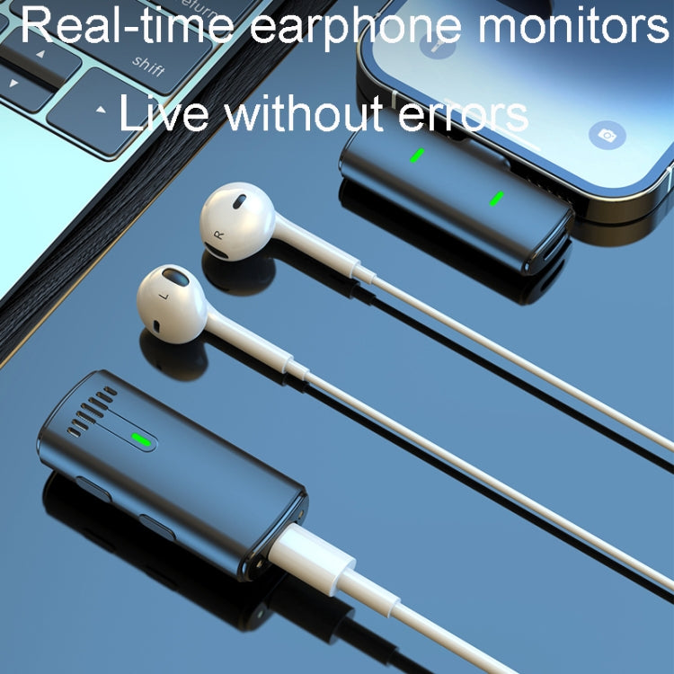 One To Two Outdoor Recording Lavalier Microphone Noise Canceling Wireless Mics, Interface: 8 Pin - Microphone by PMC TechLife | Online Shopping South Africa | PMC TechLife | Buy Now Pay Later Mobicred