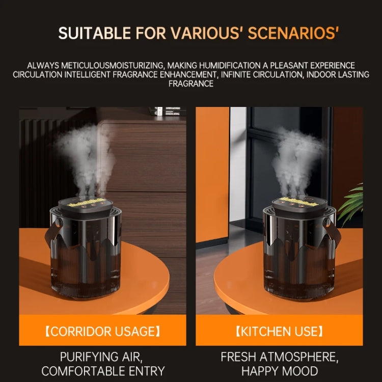 3L Smart Spray Humidifier Three-hole Spray With Night Light, Spec: Rechargeable 3000mAh - free shipping - PMC TechLife - Order now!