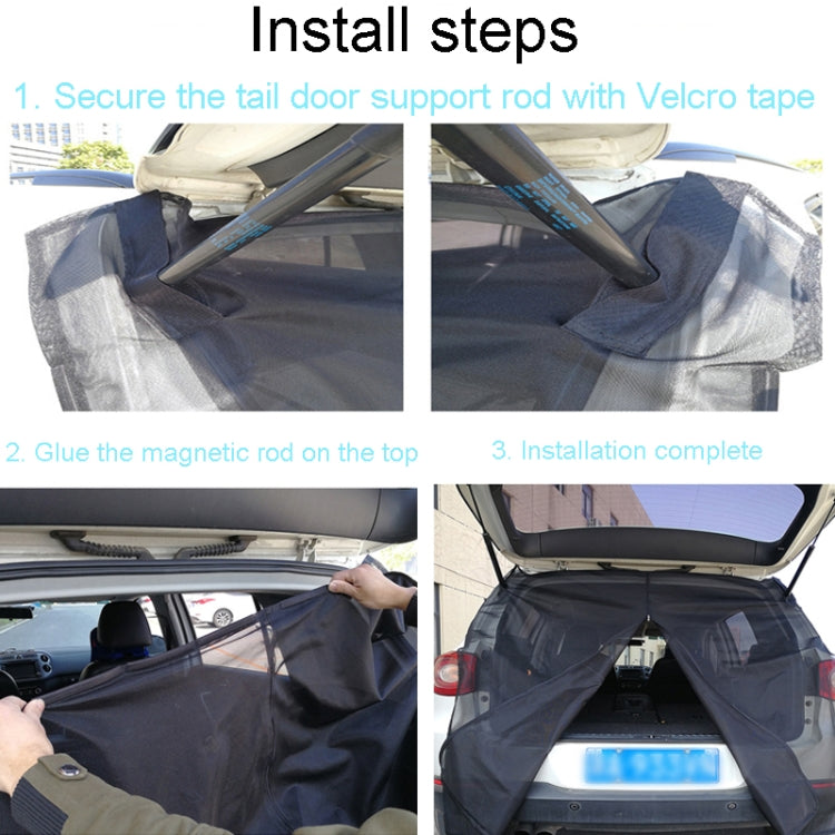 M 156 x 150cm Car Tailgate Anti-Mosquito And Insect Screens Trunk Magnetic Sunscreen Mosquito Net - Window Foils & Solar Protection by PMC TechLife | Online Shopping South Africa | PMC TechLife | Buy Now Pay Later Mobicred