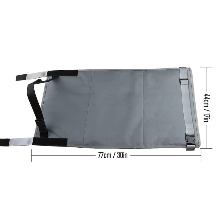 79 x 44cm Kids Airplane Seat Extender Portable Travel Seat Cushion(Black) - Seat Accessories by PMC TechLife | Online Shopping South Africa | PMC TechLife