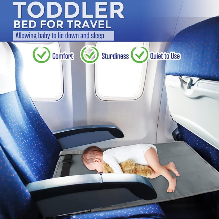 79 x 44cm Kids Airplane Seat Extender Portable Travel Seat Cushion(Gray) - Seat Accessories by PMC TechLife | Online Shopping South Africa | PMC TechLife
