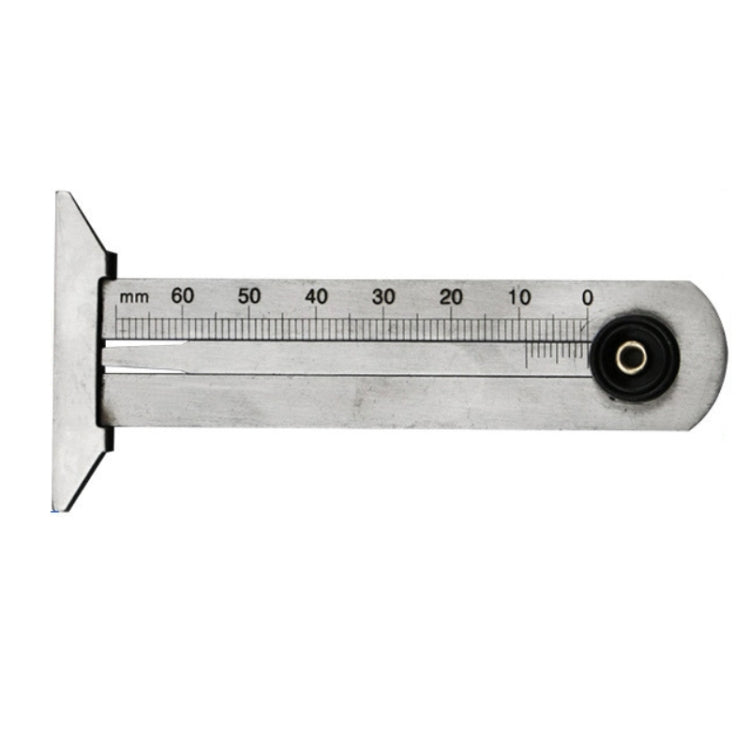 0-60mm Stainless Steel Tire Tread Vernier Depth Gauge - Electronic Test by PMC TechLife | Online Shopping South Africa | PMC TechLife | Buy Now Pay Later Mobicred