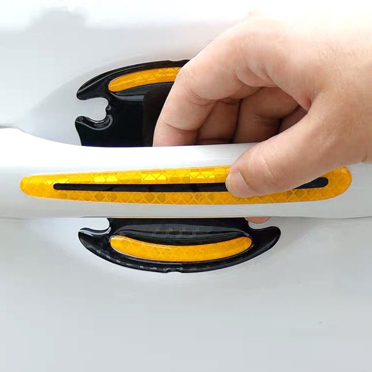 8pcs/set Car Door Handle Rearview Mirror Safety Warning Protective Reflective Sticker, Color: Blue - Warning Sticker by PMC TechLife | Online Shopping South Africa | PMC TechLife | Buy Now Pay Later Mobicred