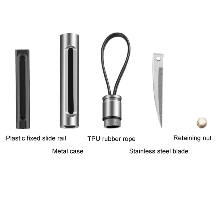 Mini Outdoor Portable Multi-functional Detachable Express Keychain, Color: Golden - Key Rings by PMC TechLife | Online Shopping South Africa | PMC TechLife | Buy Now Pay Later Mobicred