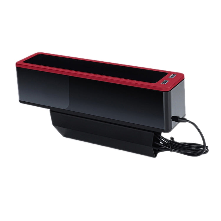 Car Seat Gap Storage Box with 2 USB Charging Port, Color:  Principal Driver Red - Stowing Tidying by PMC TechLife | Online Shopping South Africa | PMC TechLife | Buy Now Pay Later Mobicred
