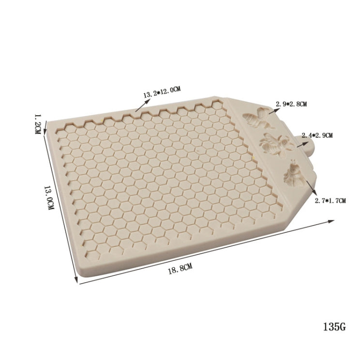Honeycomb Block Textured Silicone Mold Bee Fondant Chocolate Cake Mold, Speci: Mk-2373 Light Gray - Food Molds by PMC TechLife | Online Shopping South Africa | PMC TechLife