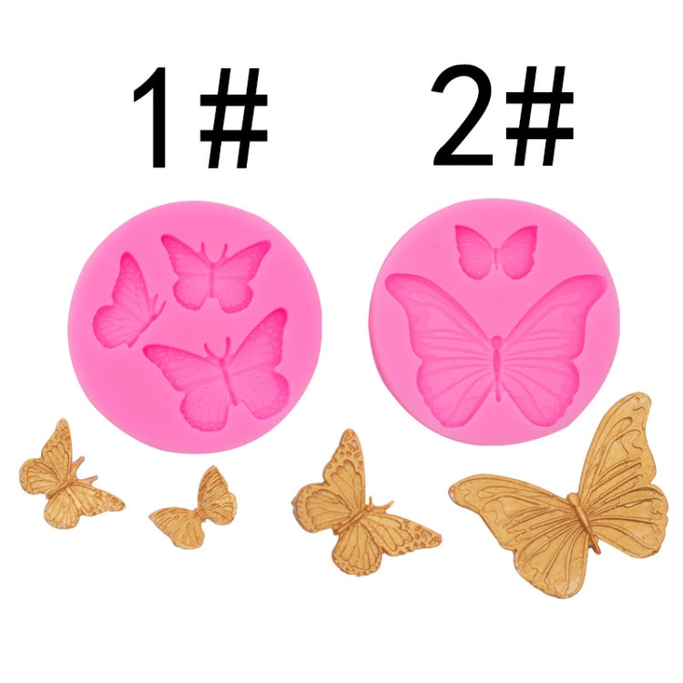 Butterfly Silicone Mold Fondant Chocolate Cake Decoration Mold Epoxy Brickearth Plaster Molds(NO.2 A685) - Food Molds by PMC TechLife | Online Shopping South Africa | PMC TechLife