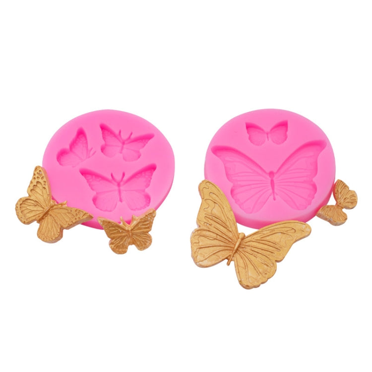 Butterfly Silicone Mold Fondant Chocolate Cake Decoration Mold Epoxy Brickearth Plaster Molds(NO.2 A685) - Food Molds by PMC TechLife | Online Shopping South Africa | PMC TechLife