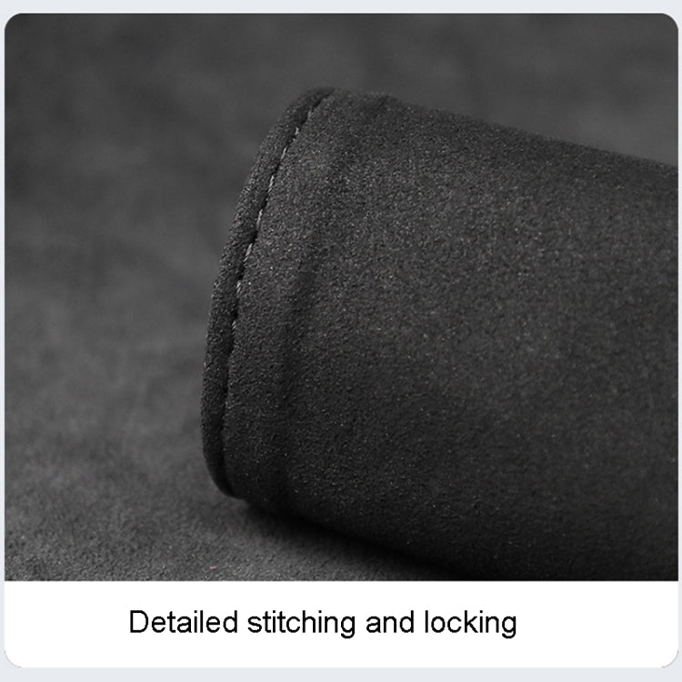 1pair Car Door Handle Decorative Anti-Scratch Cover Car Slippery Leather Inner Door Handle Protective Cover(Brown) - Car Interior Mouldings by PMC TechLife | Online Shopping South Africa | PMC TechLife | Buy Now Pay Later Mobicred