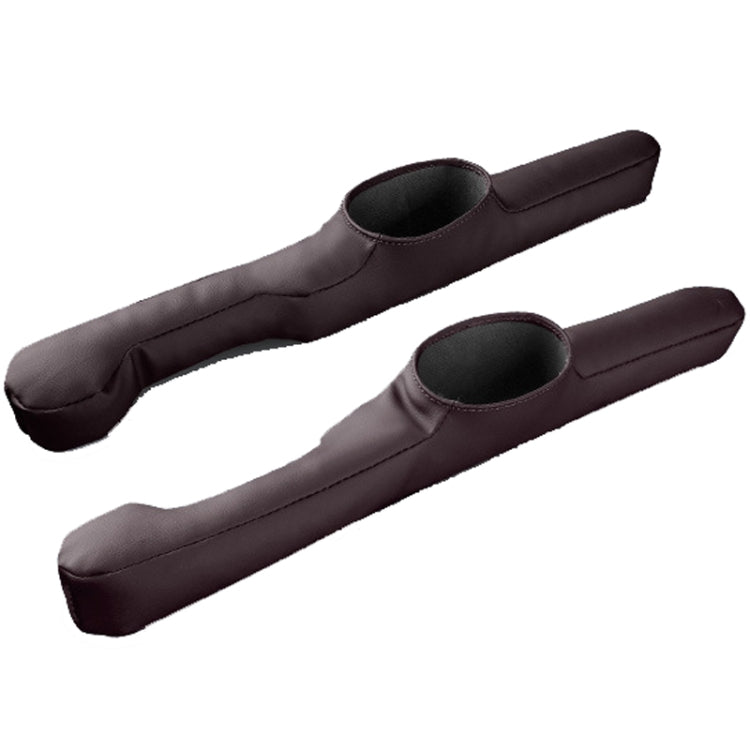 1pair Car Seat Storage Organizer Seat Anti Leakage Seam Fillers(Dark Coffee) - Seat Accessories by PMC TechLife | Online Shopping South Africa | PMC TechLife | Buy Now Pay Later Mobicred