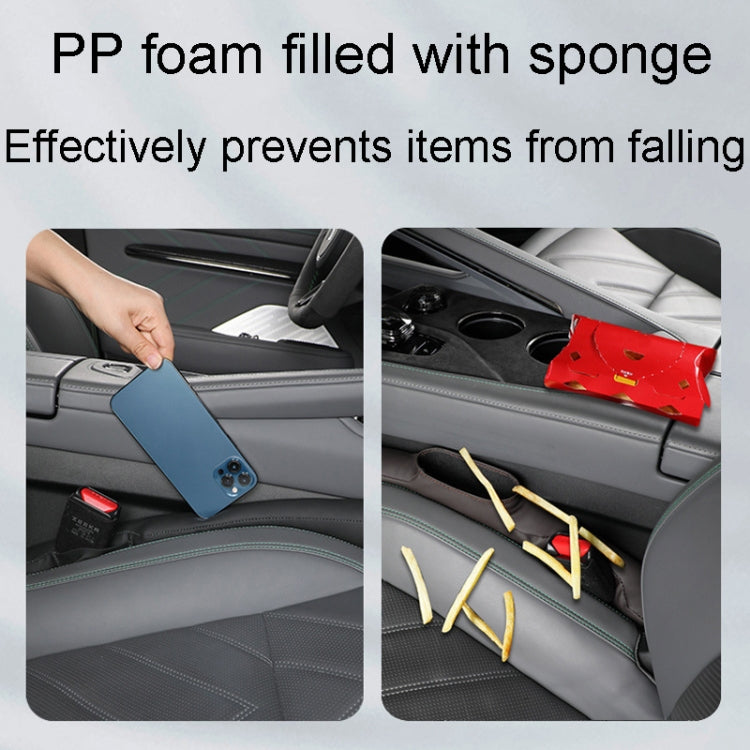 1pair Car Seat Storage Organizer Seat Anti Leakage Seam Fillers(Black) - Seat Accessories by PMC TechLife | Online Shopping South Africa | PMC TechLife | Buy Now Pay Later Mobicred