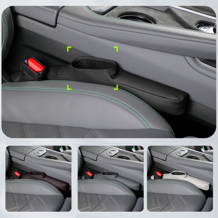 1pair Car Seat Storage Organizer Seat Anti Leakage Seam Fillers(Black) - Seat Accessories by PMC TechLife | Online Shopping South Africa | PMC TechLife | Buy Now Pay Later Mobicred