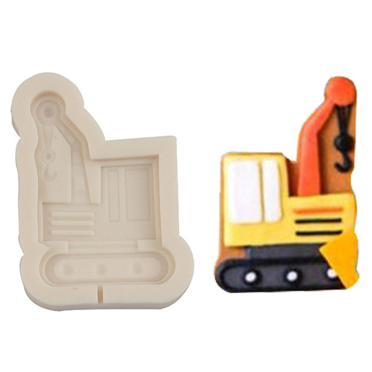 Cartoon Construction Site Tools Engineering Car Cake Decoration Molds, Specification: MK-3056 (Light Gray) - free shipping - PMC TechLife - Order now!