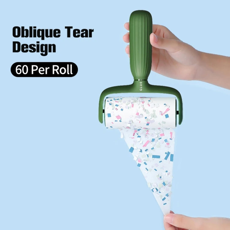 Pet Hair Adhesive Coat Remover Roller Brush(Luxurious Green) - Sponges, Cloths & Brushes by PMc TechLife | Online Shopping South Africa | PMc TechLife | Buy Now Pay Later Mobicred
