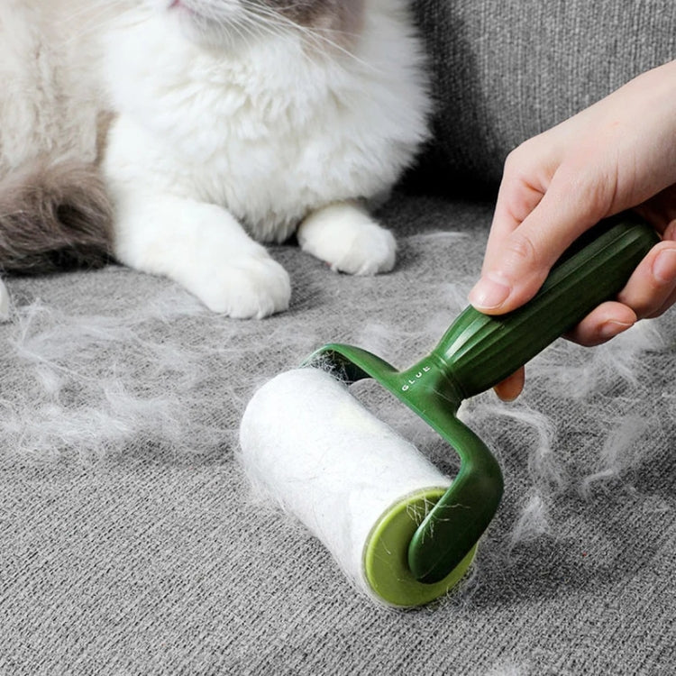 Pet Hair Adhesive Coat Remover Roller Brush(Luxurious Green) - Sponges, Cloths & Brushes by PMc TechLife | Online Shopping South Africa | PMc TechLife | Buy Now Pay Later Mobicred