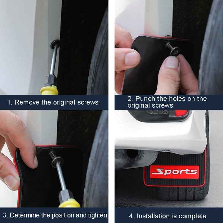 2pcs Car Tire Mud Flap Modification Plastic Anti-Splash Mud Flap, Style: Cat Eye - free shipping - PMC TechLife - Order now!