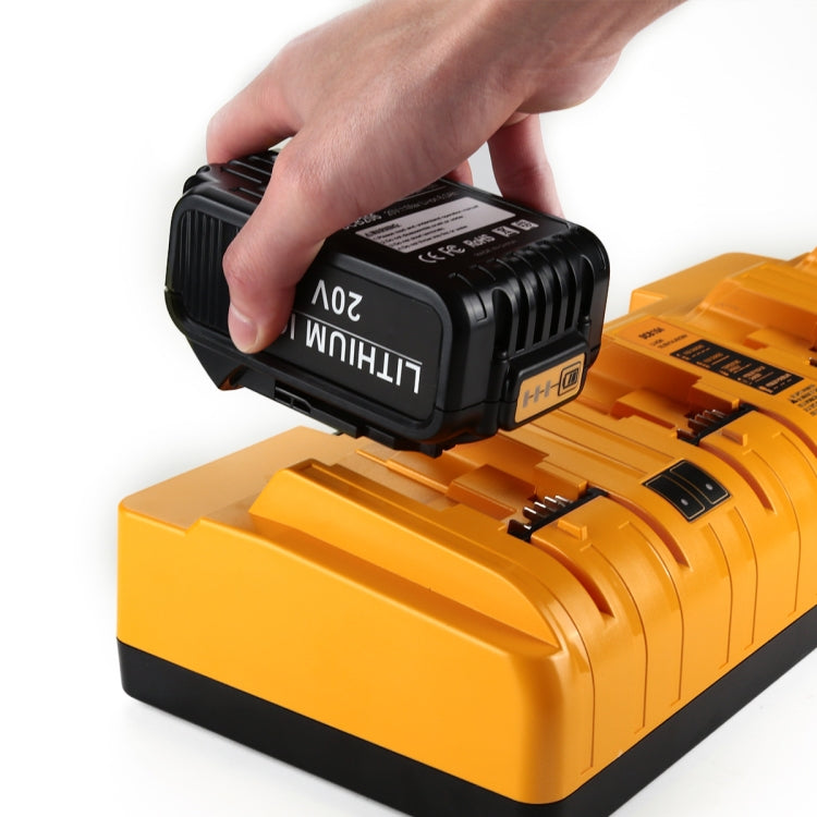 DCB104 Portable Fast Charger 12V-20V Electric Tool Lithium Battery Charger, For Dewalt DCB127 / DCB200 / DCB205 / DCB206, Plug: UK - Electric Saws & Accessories by PMc TechLife | Online Shopping South Africa | PMc TechLife | Buy Now Pay Later Mobicred
