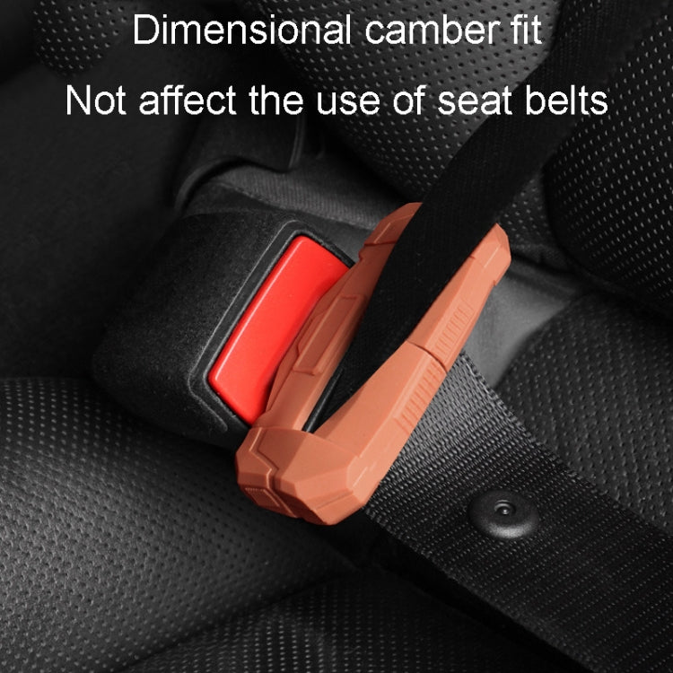 Large Car Seatbelt Buckle Protective Cover Anti Scratch Silicone Protector For Safety Belt Plugs(Green) - Seat Belts & Padding by PMC TechLife | Online Shopping South Africa | PMC TechLife | Buy Now Pay Later Mobicred