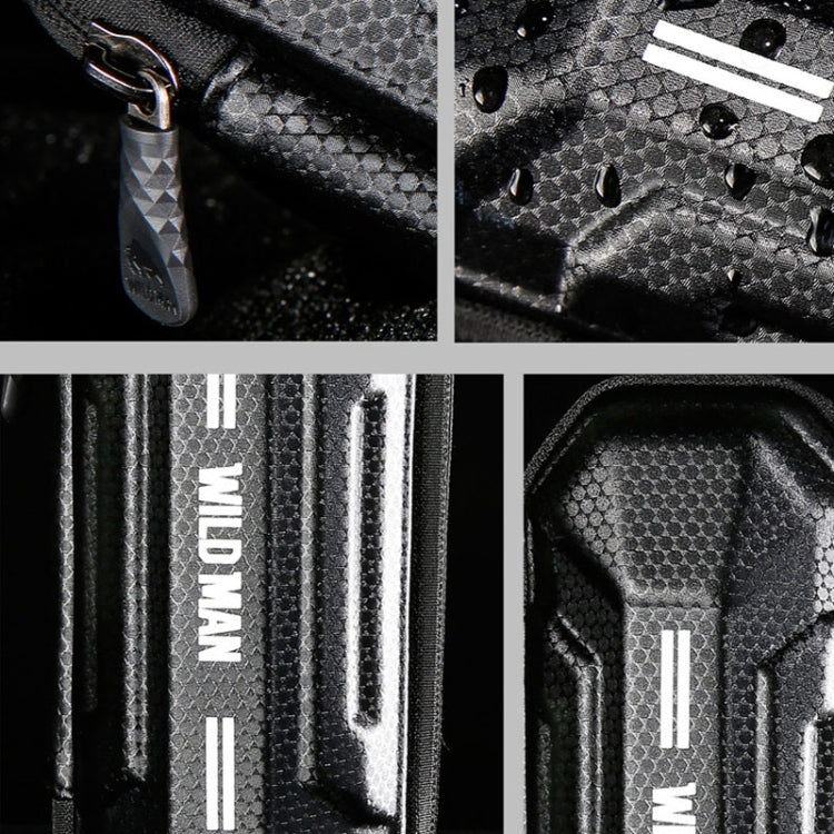 WILD MAN XT11 0.5L EVA Hard Shell Mountain Bike Bag Water Bottle Cage Repair Tool Kit(Black) - free shipping - PMC TechLife - Order now!