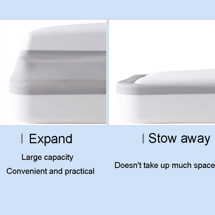 Foldable Car Bin Dual-Use Dustbin Organizer For Home And Car(Light Blue) - Stowing Tidying by PMC TechLife | Online Shopping South Africa | PMC TechLife | Buy Now Pay Later Mobicred