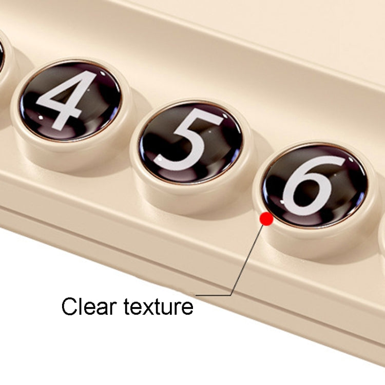 Car Temporary Parking Plate With Aroma Diffuser Moving Car Phone Number Plate Box Packing(Black) - Parking Card by PMC TechLife | Online Shopping South Africa | PMC TechLife | Buy Now Pay Later Mobicred